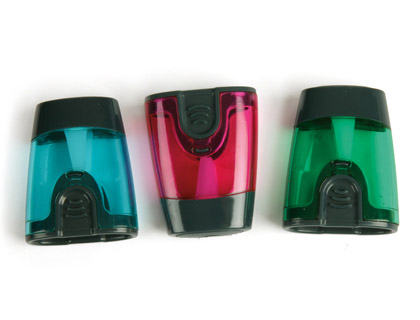 LIDERPAPEL - Sacapuntas/Afilalapices PLASTICO 1 USO CON DEPOSITO (Ref.SA12)