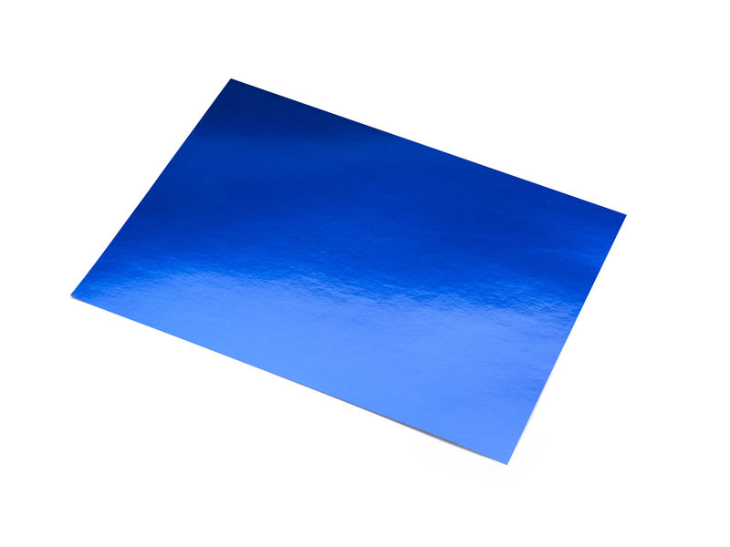 SADIPAL - Pack 10 CARTULINAS ALUMINIO AZUL 50X65 CM. (Ref.SAD20257)