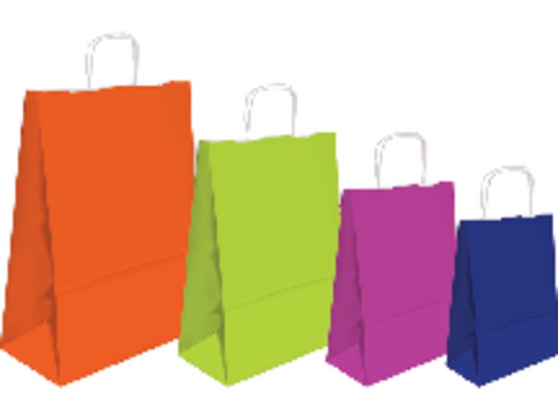 Bolsa papel Kraft Paquete 25 Ud 24x32x10 Pistacho 02004111 (Ref.2004011)