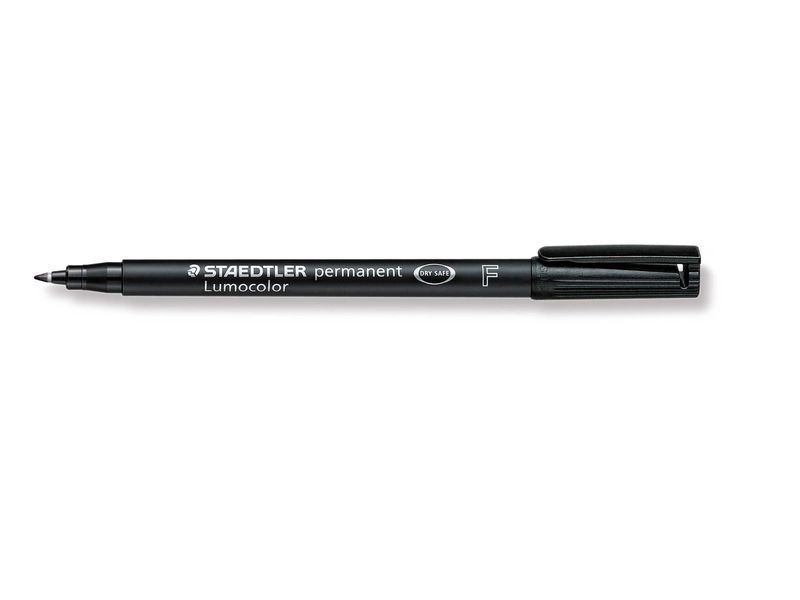 STAEDTLER - Rotulador PERMANENTE RETROPROYECCION PUNTA FINA 0.6 MM NEGRO (Ref.318-9)