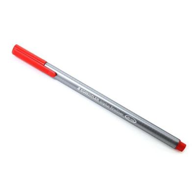 STAEDTLER - Rotulador Punta de Fibra Triplus 334 ROJO Trazo 0,3mm (Ref.334-2)