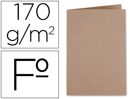LIDERPAPEL - SUBCARPETA KRAFT FOLIO 170 G/M2 (Ref.SC23)