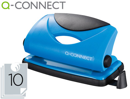 Q-CONNECT - TALADRADOR AZUL -ABERTURA 1 MM -CAPACIDAD 10 HOJAS (Ref.KF02153)