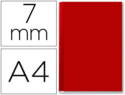 LEITZ - TAPA DE ENCUADERNACION CHANNEL RIGIDA 35569 BURDEOS LOMO A CAPACIDAD 36/70 HOJAS (Ref.73910028)