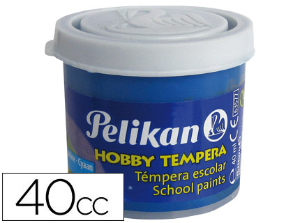 PELIKAN - TEMPERA HOBBY 40 CC CYAN -N.127 (Ref.63577)