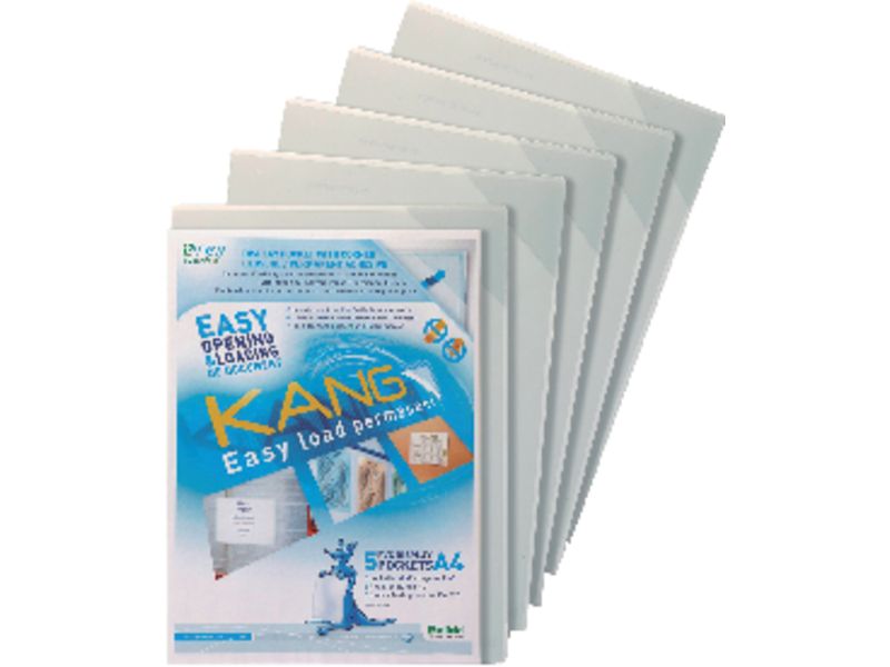 TARIFOLD - Fundas adhesivas Kang Easy Load Pack 5 ud A4 (Ref.194680)