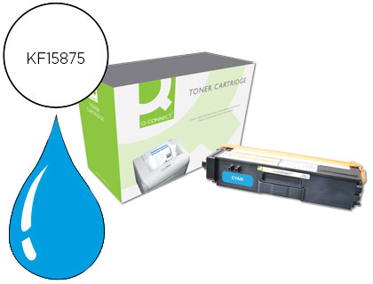 Q-CONNECT - Toner Laser COMPATIBLES BROTHER TN325C HL-4140CN / 4150CDN / 4570CDW / 4570CDWT / DCP 9055CDN CIAN 3.500 PAG (Ref.KF15875)