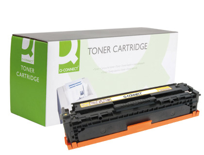 Q-CONNECT - Toner Laser COMPATIBLES HP CB542A COLOR LASER JET 1215/1515/1518 AMARILLO -1.400PAG- (Ref.KF10824)