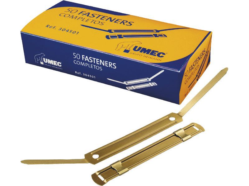 UMEC - Fasteners Metalico Caja 100 Ud Dorado (Ref.U304401)