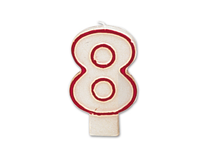 VELA NUMERO 8 (Ref.Nº 8)
