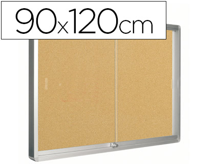 Q-CONNECT - VITRINA DE ANUNCIOS MARCO DE ALUMINIO 900 X 1200 MM (Ref.KF03589)