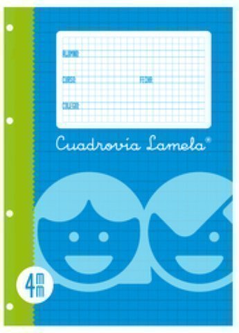 LAMELA - Recambio 100 Hojas 4º cuadrícula 4 0 (Ref.8004)