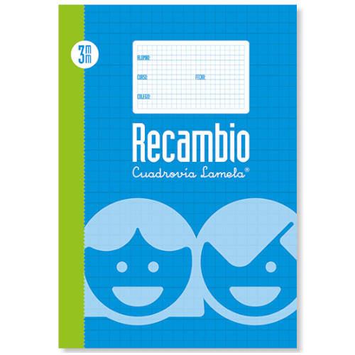 LAMELA - Recambio 100 Hojas Folio cuadrícula 3 0 (Ref.9003)