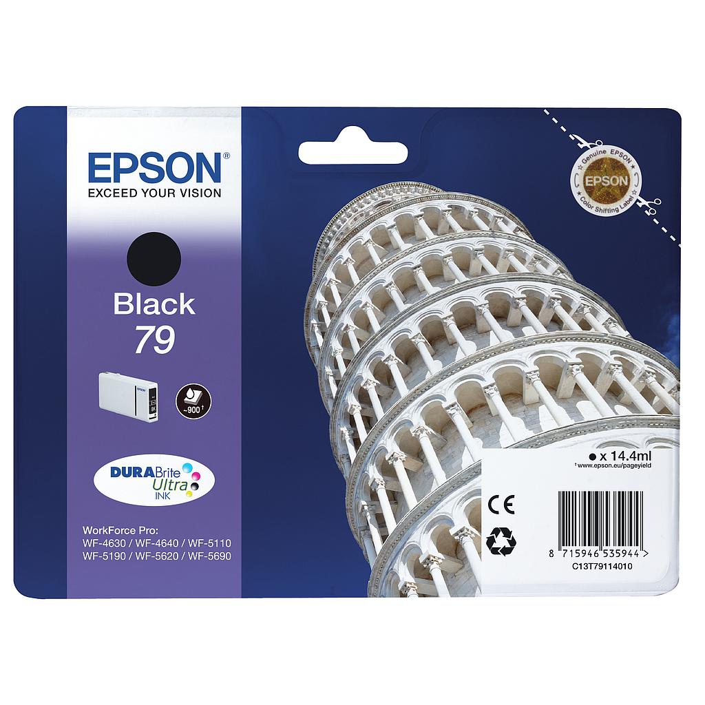 EPSON - Cartuchos Inyeccion 79 DURABrite Ultra Negro (Ref.C13T79114010)