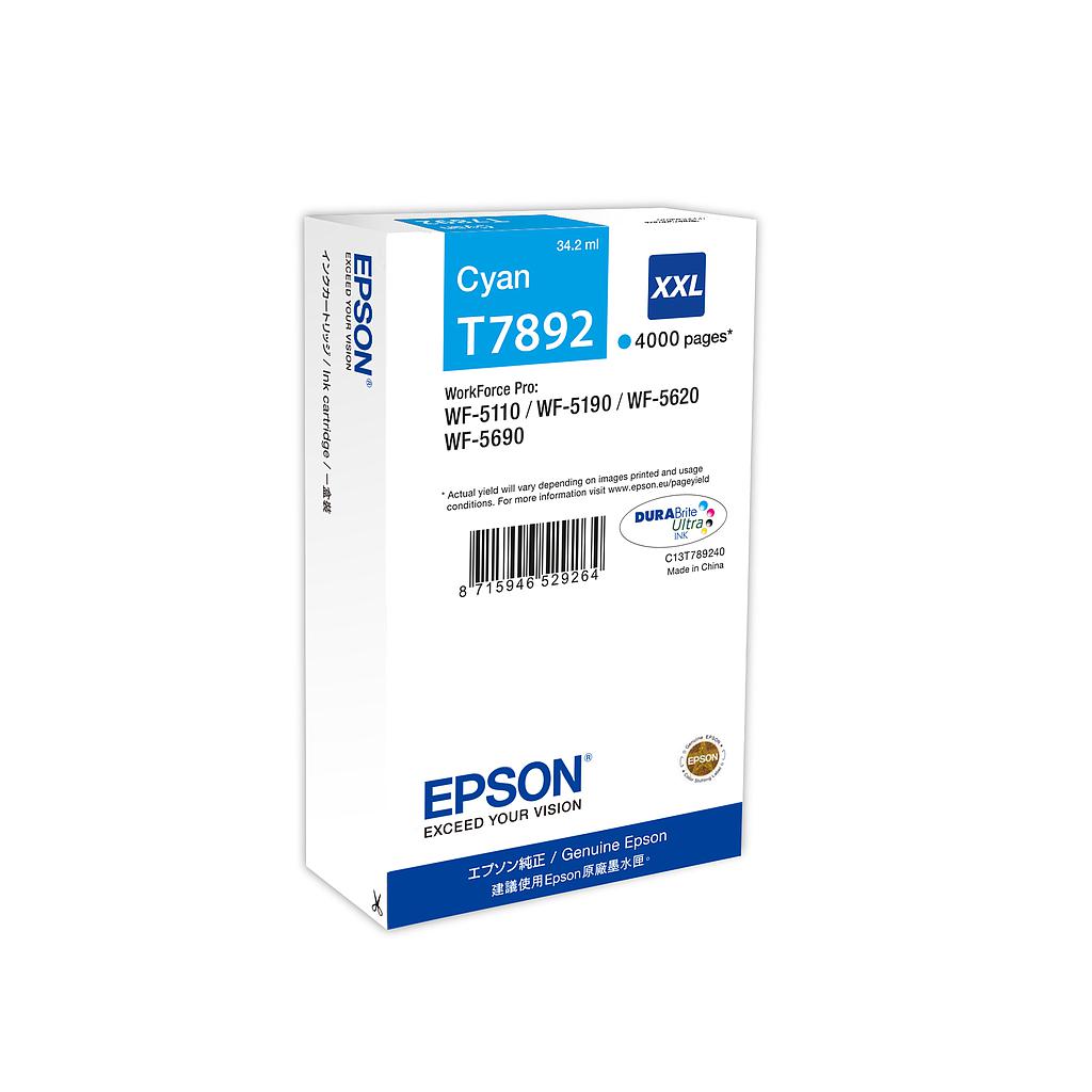 EPSON - Cartuchos Inyeccion T7892 Cyan (Ref.C13T789240)