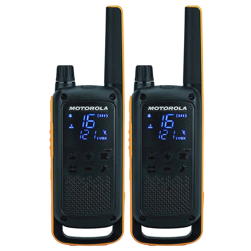 MOTOROLA - Walkie-Talkies T82EX Pack 2/10km/16 channels/batería recargable (Ref.B8P00811YDEMAG)