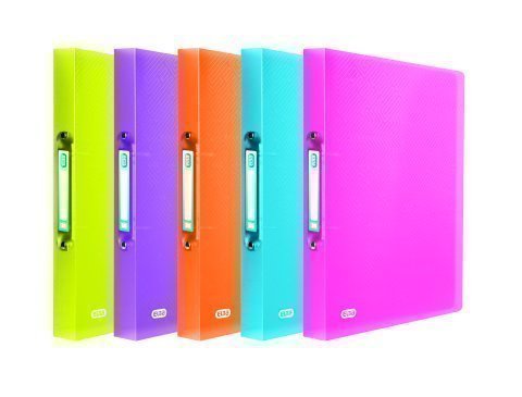 ELBA - Carpeta anillas Urban pp 750my A4 2-30mm,lomo 40,etiqueta adhesiva lomo col. Surtidos (Ref.400101966)