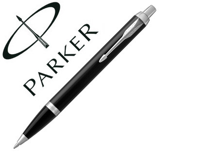 PARKER - Bolígrafo IM Core Negro Laca CT Retráctil Laca sobre Latón (Ref.1931665)