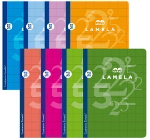 LAMELA - LIBRETA CUADROVÍA A4 50HOJAS 3MM. (Ref.06A4003)