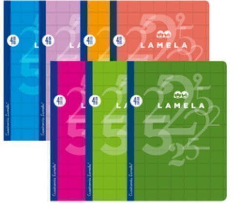 LAMELA - LIBRETA CUADROVÍA A4 50 HOJAS 4MM. (Ref.06A4004)