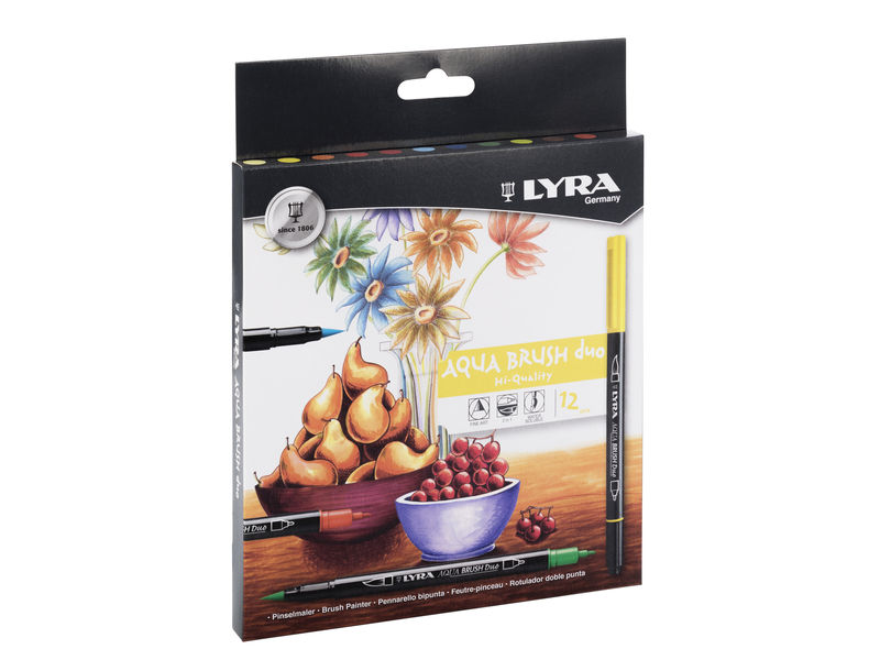 LYRA - Groove Estuche 12 Aqua Brush Duo (Ref.6521120)