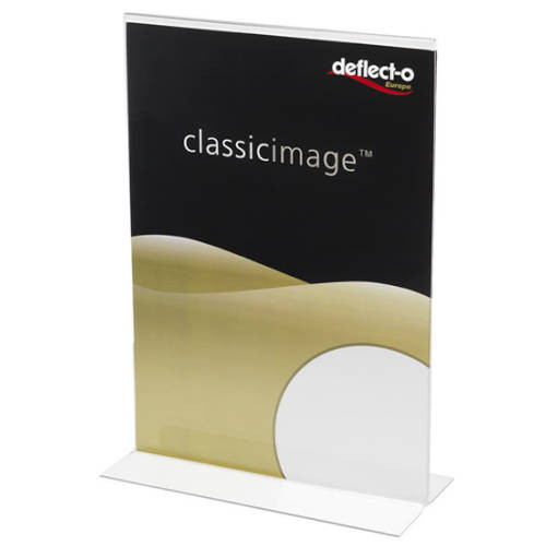 DEFLECTO - Expositor En T A6 Vertical (Ref.684301)