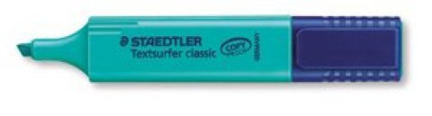 STAEDTLER - ROTULADOR TEXTSURFER CLASSIC 364 FLUORESCENTE TURQUESA (Ref.364-35)
