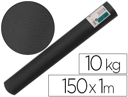 LIDERPAPEL - PAPEL KRAFT VERJURADO NEGRO 150MT 65GR BOBINA 10KG (Ref.PK60)