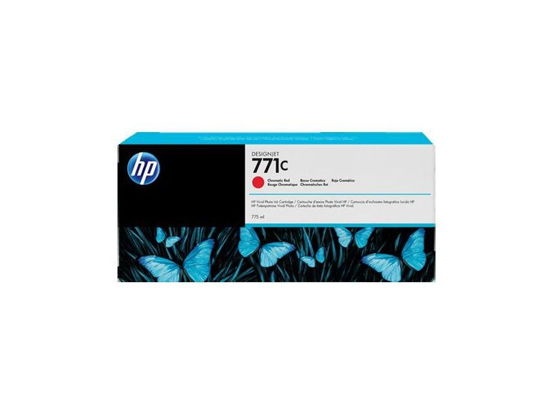 HP ( HEWLETT PACKARD ) - Cartuchos ORIGINALES Inyección De Tinta 771C Rojo (Ref.B6Y08A)