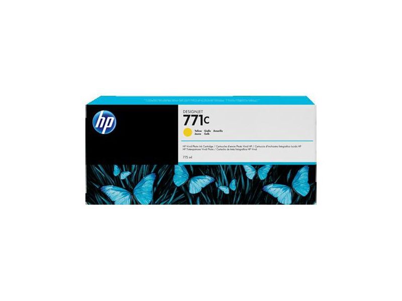 HP ( HEWLETT PACKARD ) - Cartuchos ORIGINALES Inyección De Tinta 771C Amarillo (Ref.B6Y10A)