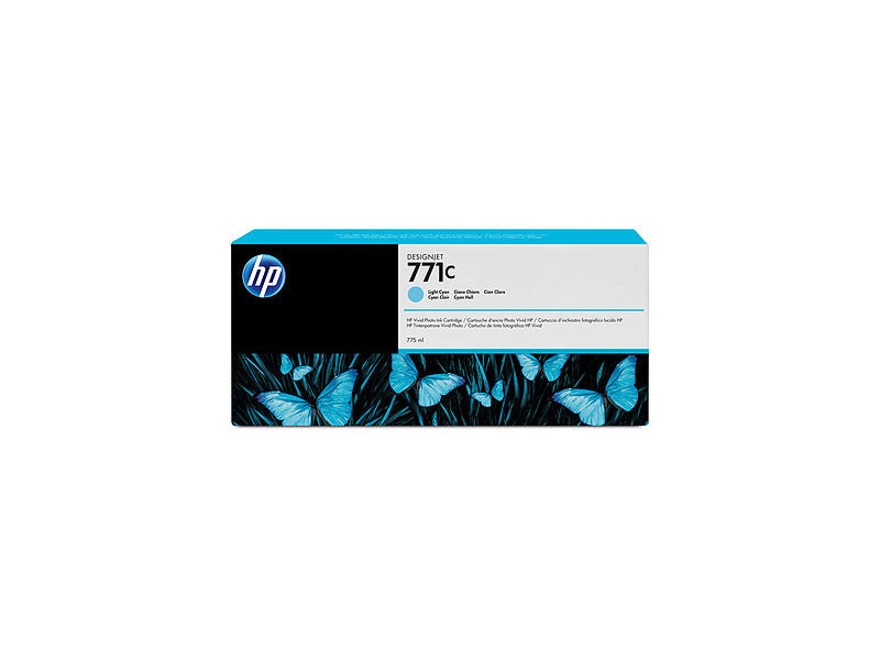 HP ( HEWLETT PACKARD ) - Cartuchos ORIGINALES Inyección De Tinta 771C Cyan claro (Ref.B6Y12A)