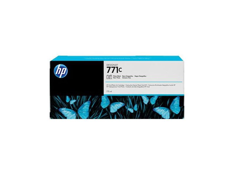 HP ( HEWLETT PACKARD ) - Cartuchos ORIGINALES Inyección De Tinta 771C Negro (Ref.B6Y13A)