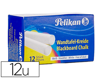 PELIKAN - TIZA BLANCA 755/12 CAJA DE 12 UNIDADES (Ref.701359)