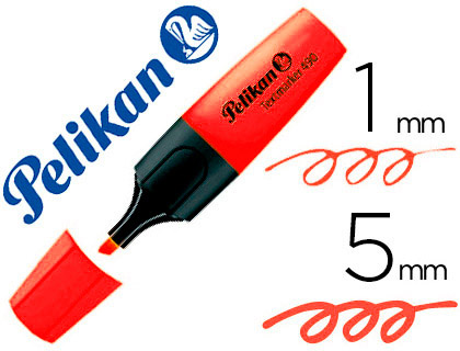 PELIKAN - ROTULADOR FLUORESCENTE TEXTMARKER 490 ROJO (Ref.940429)