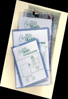 SARO - CARPETA DOSSIER UÑERO PVC FOLIO 280 MC TRANSPARENTE (Ref.327)