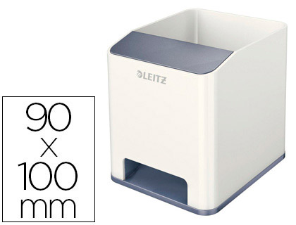 LEITZ - CUBILETE PORTALAPICES SOUND WOW BLANCO (Ref.53631001)