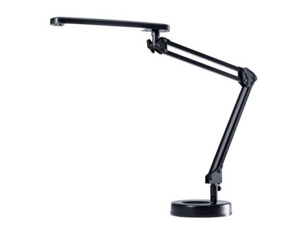 ARCHIVO 2000 - LAMPARA DE OFICINA LED 4 STARS CON BASE LED ABS Y ALUMINIO COLOR NEGRO (Ref.5061B NE)
