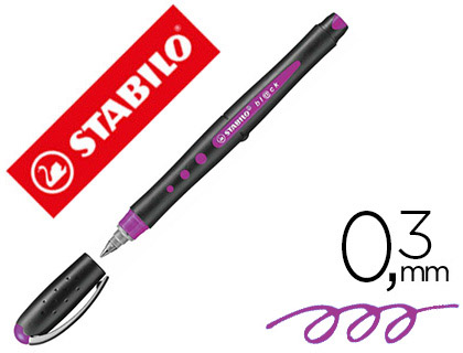 STABILO - ROTULADOR ROLLER BALL BL@CK 0,3 MM LILA (Ref.1016/58)
