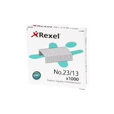 REXEL - GRAPAS 23/13 ACERO CAJA 1000 UNIDADES (Ref.2101053)