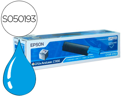 EPSON - Toner Laser ORIGINALES 0193 Cyan 1.500pg (Ref.C13S050193)