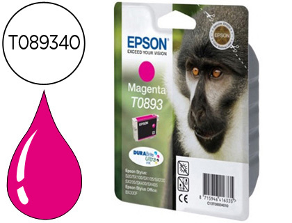 EPSON - Cartuchos ORIGINALES Inyección De Tinta T0893 MG (Ref.C13T08934011)