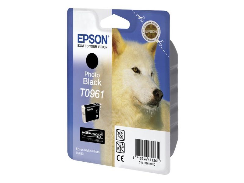EPSON - Cartuchos ORIGINALES Inyección De Tinta T0961 Negro (Ref.C13T09614010)
