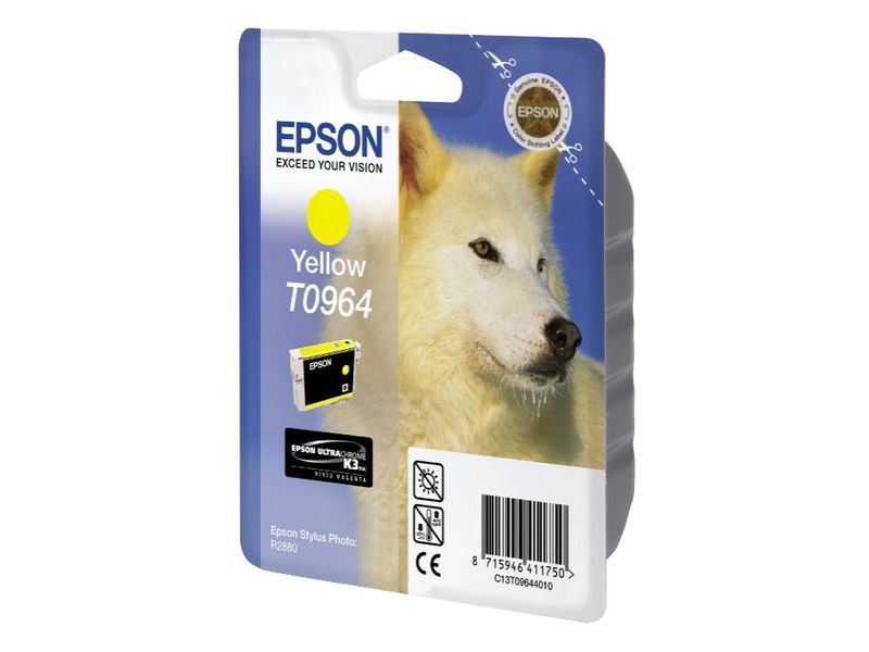 EPSON - Cartuchos ORIGINALES Inyección De Tinta T0964 Amarillo (Ref.C13T09644010)