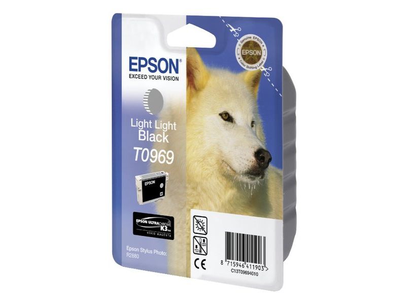 EPSON - Cartuchos ORIGINALES Inyección De Tinta T0969 Gris claro (Ref.C13T09694010)