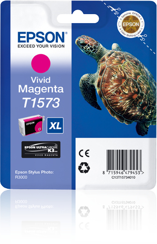 EPSON - Cartuchos ORIGINALES Inyección De Tinta T1573 MG VI (Ref.C13T15734010)