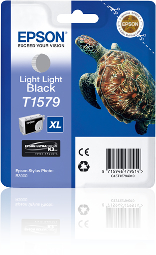 EPSON - Cartuchos ORIGINALES Inyección De Tinta T1579 NEGRO (Ref.C13T15794010)
