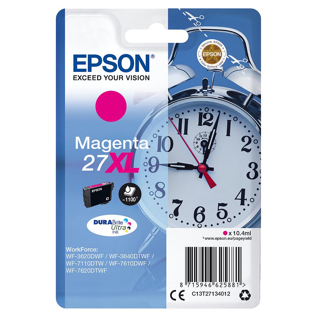EPSON - Cartuchos ORIGINALES Inyección De Tinta INY MAG 1100P 27XL (Ref.C13T27134012)