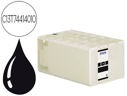 EPSON - Cartuchos ORIGINALES Inyección De Tinta T7441 NEGRO 10K (Ref.C13T74414010)