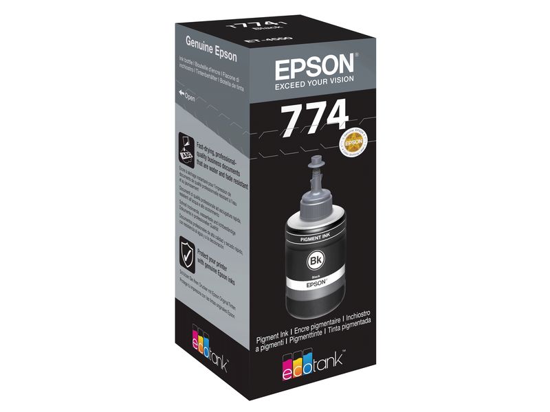 EPSON - Tinta BOTELLA NEGRO T7741 (Ref.C13T774140)
