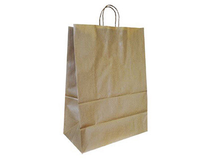 Q-CONNECT - BOLSA KRAFT NATURAL ASA RETORCIDA 240X100X310 MM (Ref.KF18670)